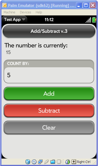 Add/Subtract App